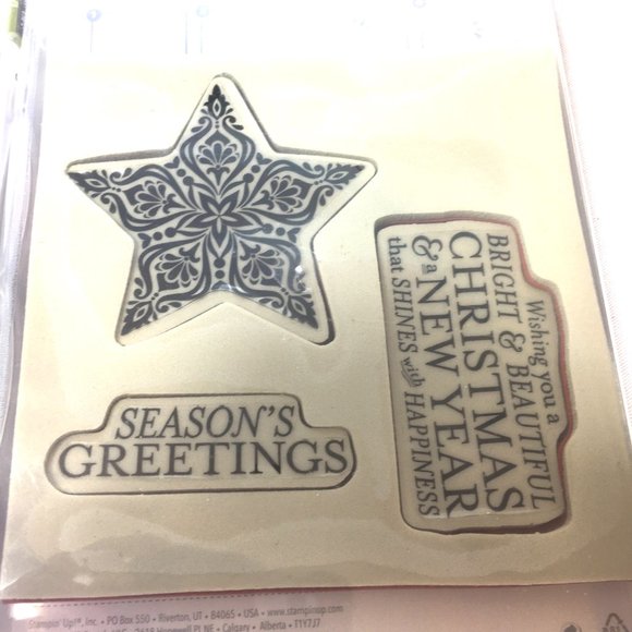 Stampin Up Set of 8 Stamps for the Holidays - Picture 7 of 7
